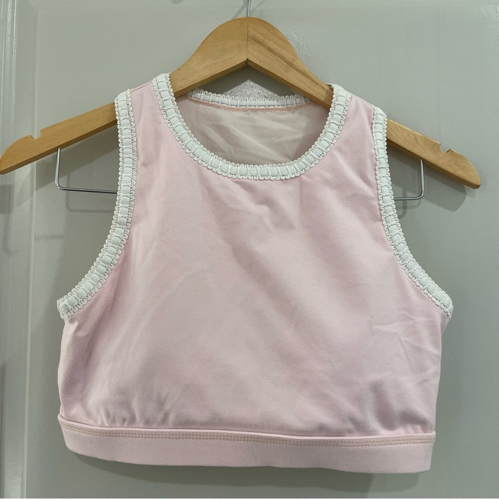 Mono B Pink and White Bra